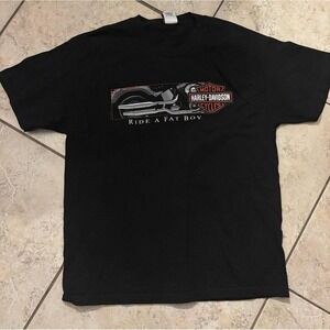 Y2k 2008 Harley Davidson Pinehurst, North Carolina graphic tee size large